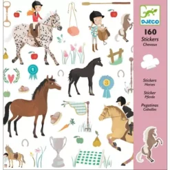 Djeco Stickers Paarden - 160st