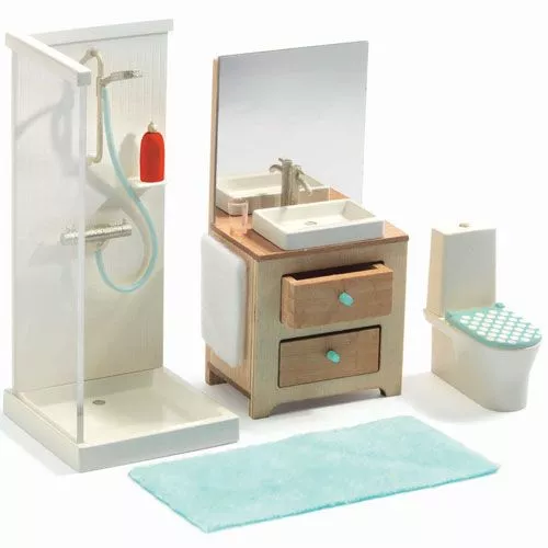 Djeco Poppenhuis Badkamer