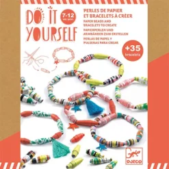 Djeco Armbandjes Maken Papieren Kralen - Kleurrijk