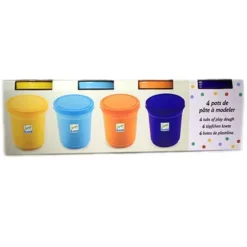 Djeco 4 Potjes Boetseerklei - Nature