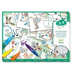 Djeco Knutselset Creëren Met 80 Vormen - Dieren