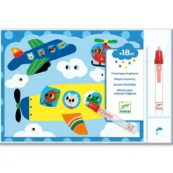 Djeco Magische Kleurplaten - In De Lucht