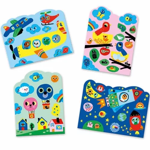 Djeco Magische Kleurplaten - In De Lucht - Afbeelding 3