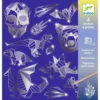 Djeco Metallic Krasstickers - Zilver