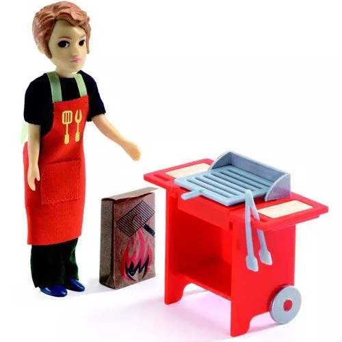 Djeco Poppenhuis Barbecue & Accessoires - Afbeelding 2