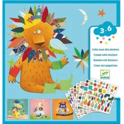Djeco Stickerset Dieren Versieren