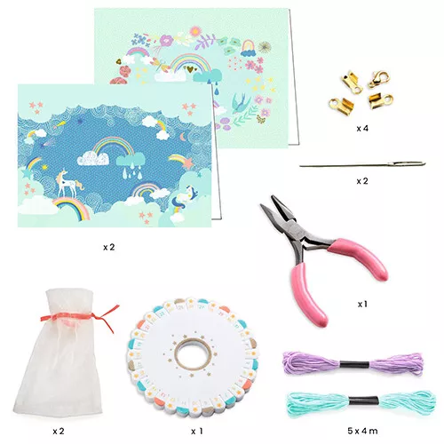 Djeco Armbandjes Maken Me & You - Rainbow Kumihimo - Afbeelding 3