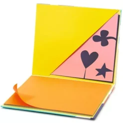 Djeco Artyblock Gekleurd Papier In Map - 30st