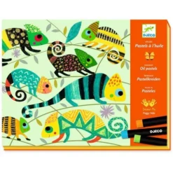 Djeco Atelier Waskrijt - Kleurrijke Jungle