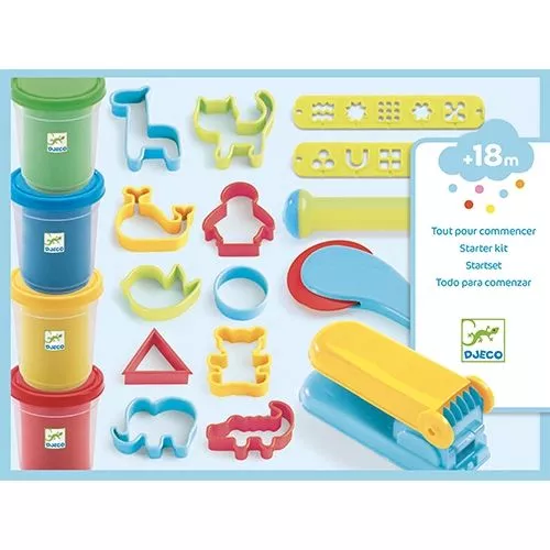 Djeco Boetseerklei Met 4 Potjes En 15 Accessoires