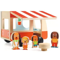 Djeco Camper Met Hondenfamilie