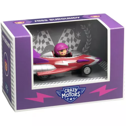 Djeco Crazy Motors Auto - Miss Burgundy - Afbeelding 2