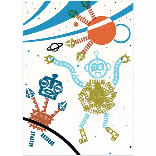 Djeco Creatief Stempelen Alien Robots - Afbeelding 2