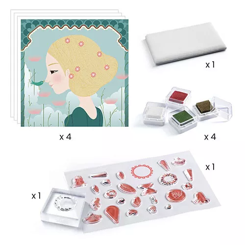 Djeco Creatief Stempelen Patronen En Decoratie - Afbeelding 5