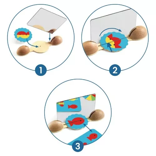 Djeco Spiegelspel Ze Mirror - Afbeelding 3