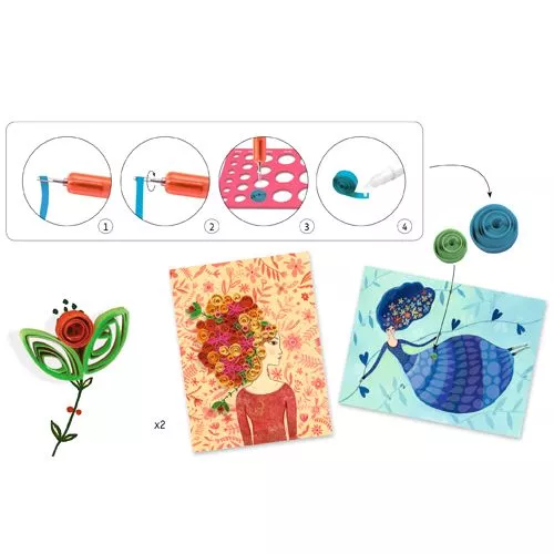 Djeco Filigraan Wervelend Haar En Petticoat - Afbeelding 2