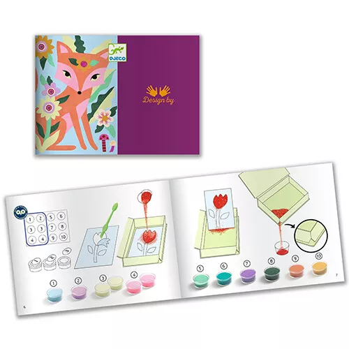 Djeco Gekleurd Zand Glow In The Dark - Tuindieren - Afbeelding 7