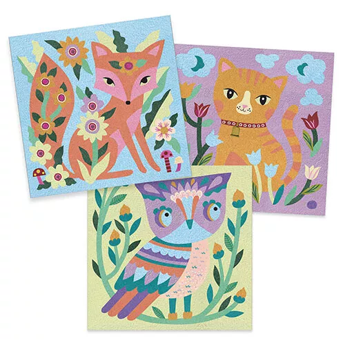 Djeco Gekleurd Zand Glow In The Dark - Tuindieren - Afbeelding 4