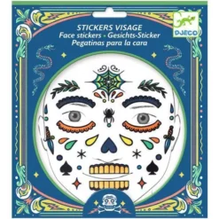 Djeco Gezichtsstickers - Doodshoofd