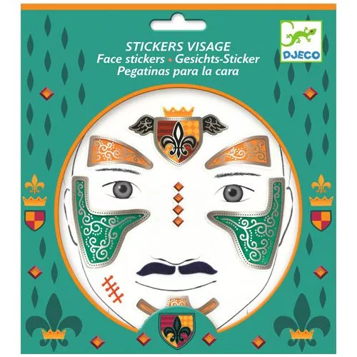 Djeco Gezichtsstickers - Ridder