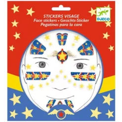 Djeco Gezichtsstickers - Superheld