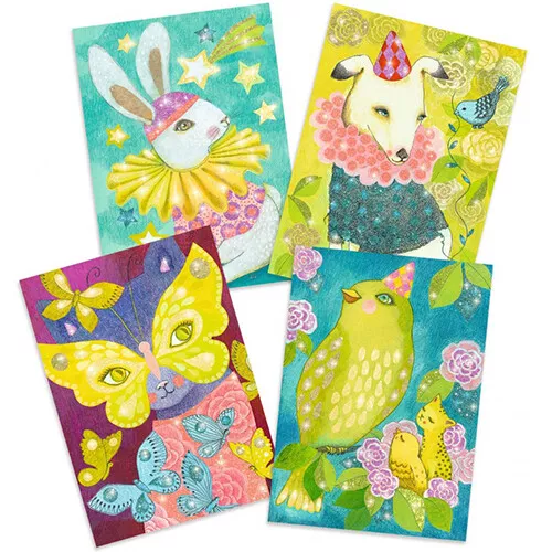 Djeco Glitterschilderijen Dierencarnaval - Afbeelding 3