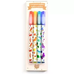 Djeco Glitterstiften - 4st