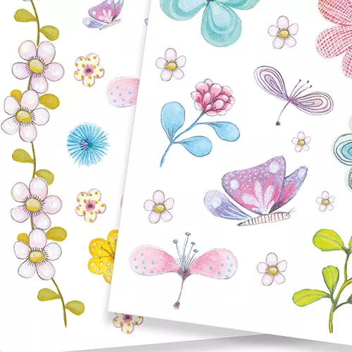 Djeco Glittertattoos - Veldbloemen - Afbeelding 3