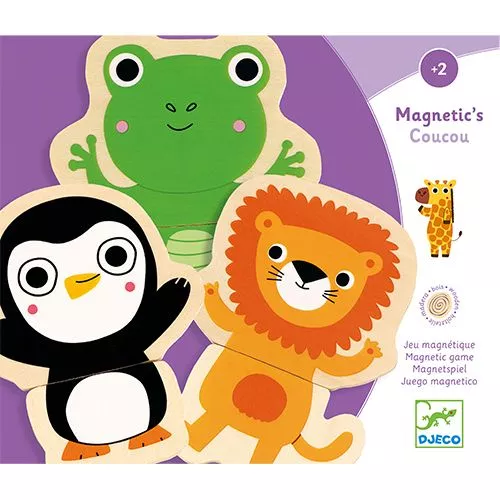 Djeco Houten Magneten Jungle (24st)