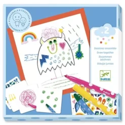 Djeco Tekenspel Samen Tekenen - Monsters