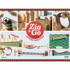 Djeco Kettingreactiespel Zig & Go - 48st