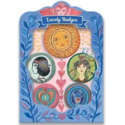 Djeco Kinderbuttons Lovely Badges - Geluk