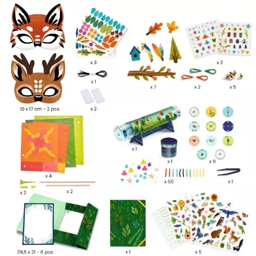 Djeco Knutselset Diy Natuur - 5 Activiteiten - Afbeelding 2