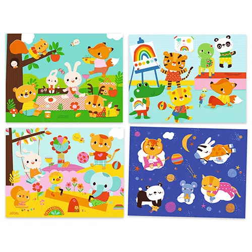 Djeco Knutselset Collage Dieren - Afbeelding 3