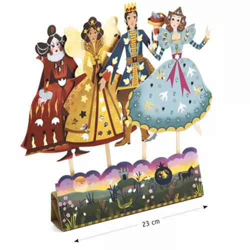 Djeco Knutselset Diy Poppetjes - Assepoester - Afbeelding 2