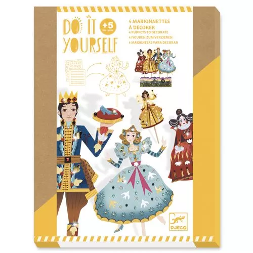 Djeco Knutselset Diy Poppetjes - Assepoester