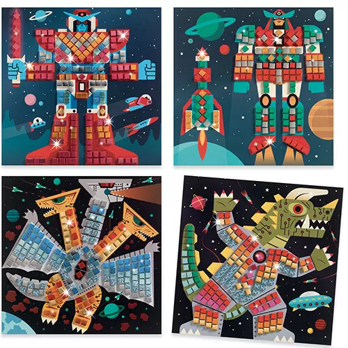 Djeco Knutselset Mozaïek - Space Battle - Afbeelding 4