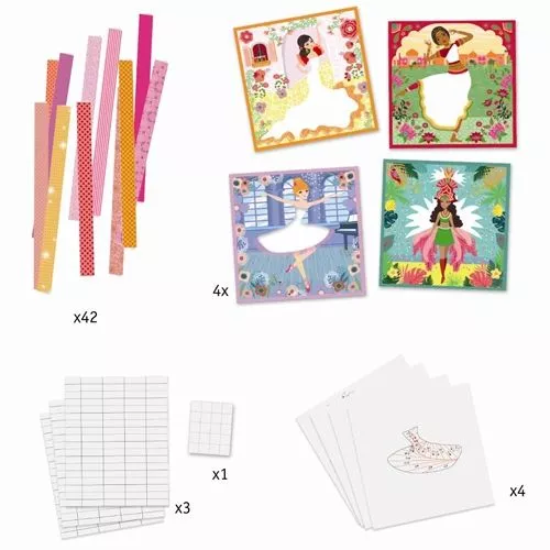 Djeco Schilderijtjes - Danseressen Vouwen - Afbeelding 3