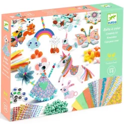 Djeco Knutselset Pompoms En Kralen