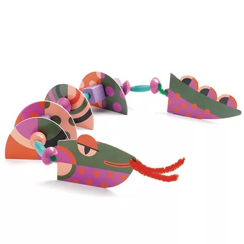 Djeco Knutselset Rijgen - Mijn Dieren - Afbeelding 3