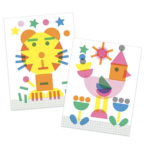 Djeco Knutselset Stempels En Sjablonen - Dib Dab - Afbeelding 5