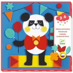 Djeco Knutselset Viltschilderijtjes - Zachte Beesten