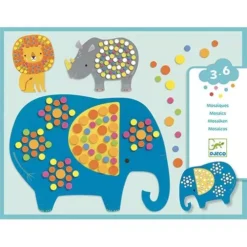 Djeco Knutselsetje Mozaïek - Zachte Jungle