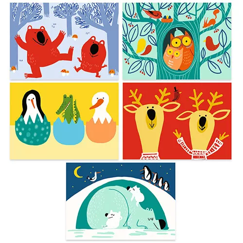 Djeco Kraskaarten Dieren - Afbeelding 4