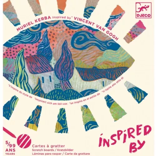 Djeco Kraskaarten Le Sud - Vincent Van Gogh - Afbeelding 2