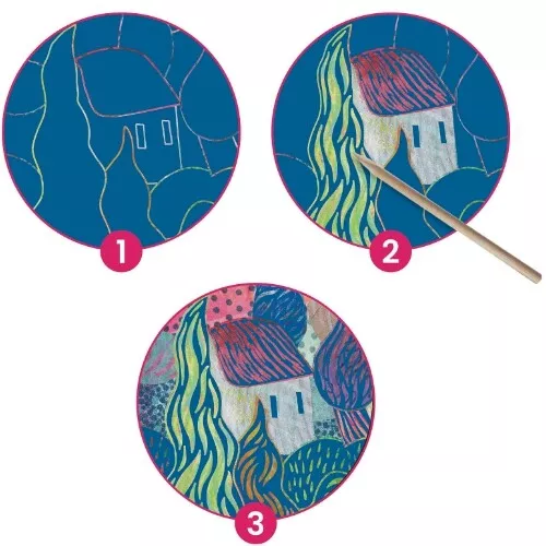 Djeco Kraskaarten Le Sud - Vincent Van Gogh - Afbeelding 4