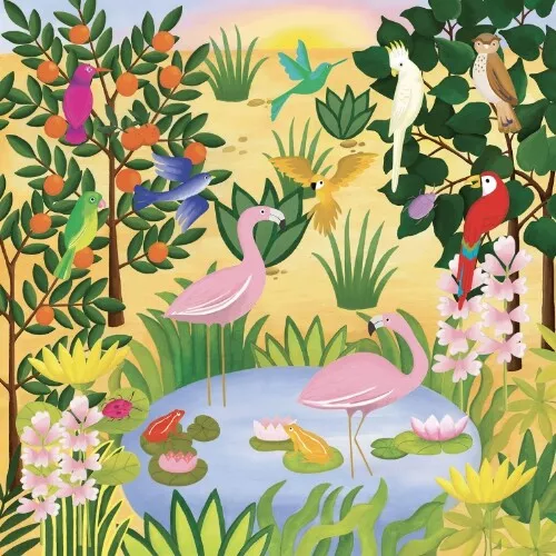 Djeco Krasplaatjes A Moment In Time - Henri Rousseau - Afbeelding 3