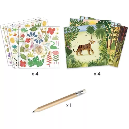 Djeco Krasplaatjes A Moment In Time - Henri Rousseau - Afbeelding 5