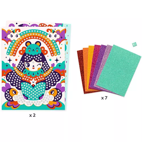 Djeco Mozaïek Kokeshis - Afbeelding 5