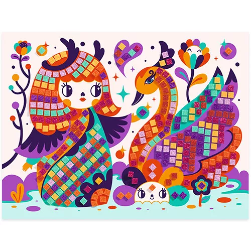 Djeco Mozaïek Kokeshis - Afbeelding 3